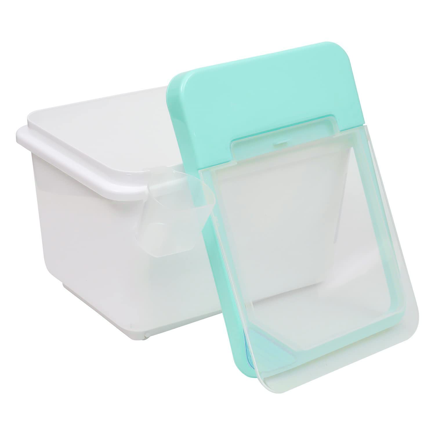 Livzing 10 Kg Kitchen Food Storage Container With Measuring Cup Storage Organizer-Rice Storage Container-Leak Proof Grain Rice Box for Flour, Snacks Cereal Bean-Pack of 1-Blue (B0BTVZSR93) Amazon Price History, Amazon Price Tracker