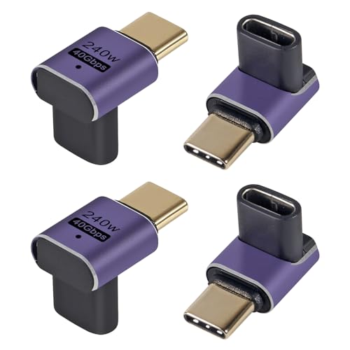 Adaptateur USB C coudé pour jouer confortablement sur Steam Deck et charger votre MacBook