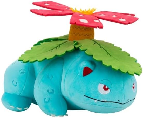 Pokemon Venusaur Plush - 12-inch Soft Plush Stuffed Animal Figure with Authentic Details