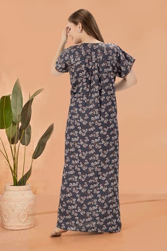 Image of Soulemo Women's Alpine Blended Printed Nighty 1635