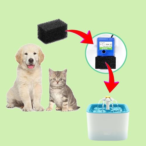 Filtro de esponja para fuente de agua para mascotas miniatura 4