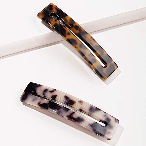 Dark Leopard Print Metal Ponytail Holder French Side Hair Clips Hair Barrettes Sweet Hair Pins Hair Slide Stylish For Women Girl Hair Jewelry Accessories #TOP1