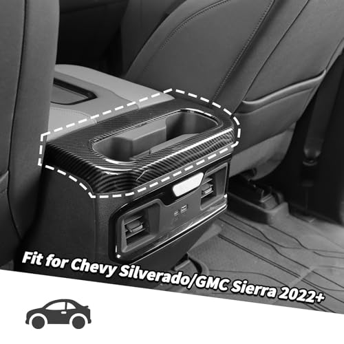 Cubierta para portavasos trasero Consola Central Chevrolet Silverado 2022-2024 miniatura 2