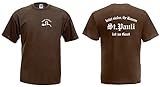 Sehr hoher Tragekomfort St. Pauli Herren T-Shirt kniet nieder Ihr Bauern Ultras Fan Shirt braun-XXXL