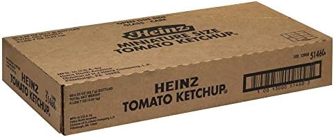Heinz Ketchup Single Serve Jar (2.25 oz Jars, Pack of 60)