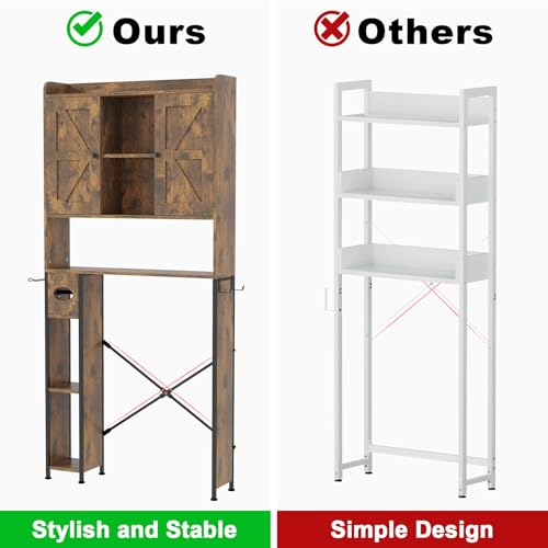 Over-The-Toilet-Storage-Cabinet-Farmhouse-Storage-Cabinet-Over-Toilet-with-2-Barn-Doors-Space-Saving-Toilet-Cabinet-with-Toilet-Paper-Holder-and-Metal-Feet-for-Bathroom-Laundry-Rustic-Brown