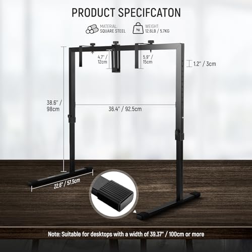 Image of NEEWER Overhead Camera Mount Rig for Top Down Shots, Heavy Duty Steel Tabletop Mount Stand Multi Device Platform for Flat Lay Photography Lighting Cooking Drawing Crafts, For Desks≥3.3' /1m Long, ST100