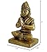GURU JEE™ Handmade Brass Statue Mother Goddess Parvati Maa Idol Murti Sitting Religious Gifts for Puja Mandir Temple Home Décor Gifts Showpiece