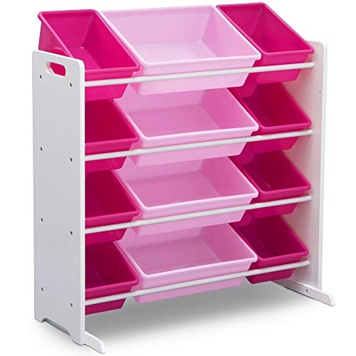 Delta Children Kids Toy Storage Organizer with 12 Plastic Bins - Greenguard Gold Certified...