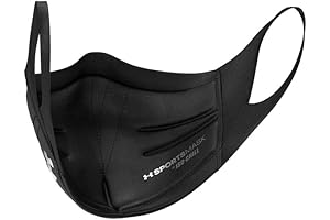 Black Reusable Face Shield Protective Mask for Adults