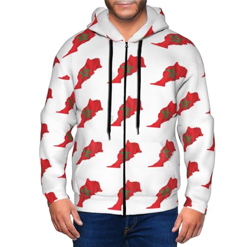 Sweat Maroc homme avec fermeture éclair pour un confort ajustable