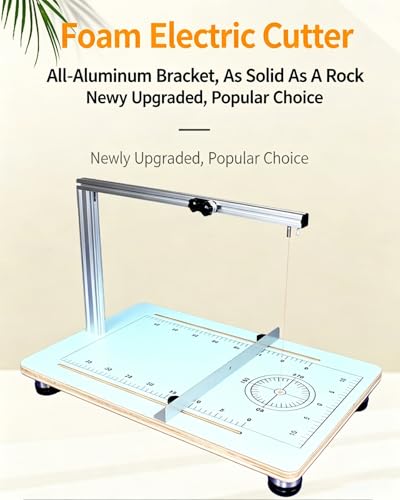 Machine de découpe de mousse professionnelle en aluminium avec système hotwire de table - 4