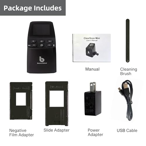 BEONEGLOBAL ClearScan MINI Film Scanner 16MP Slide & Film
