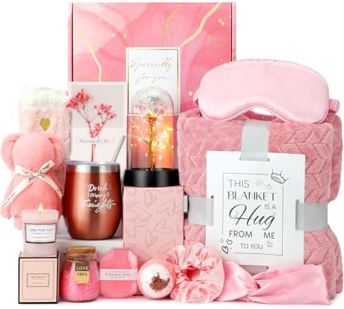 Get Well Gifts For Women , , Care Package, Get Well Soon Gift Baskets, Spa Gift Basket, Birthday, Mother's Day Valentines Christmas For Mom Sister Wife Grandma Her Self Care Gifts For Women