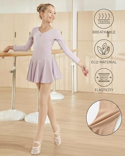 Image of leg elegant Ballet Footed Dance Tights for Toddler and Kids Girls 50D
