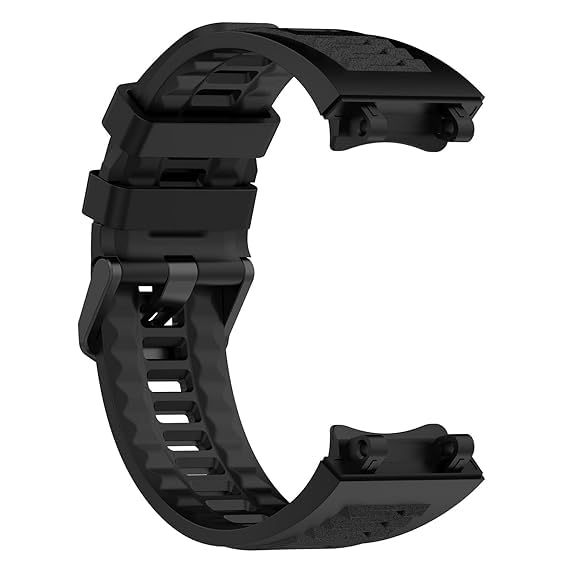 Image of Hinq Soft Silicone Watch Band Compatible with Amazfit T-Rex 2 Adjustable Strap for Men & Women | Updated Metal Installation Tool Included