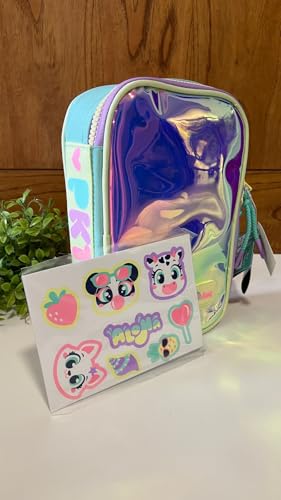 PUKET - Estojo Escolar Puket Color Block Menina Rosa