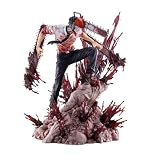 WENCY Figura de acción Chainsaw Man: Denji Modelo Juguetes 28 CM de Anime Estatua Adornos colección de Juguetes para Regalo de Amigo