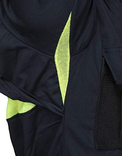 Image of MCR Safety Summit Breeze Flame Resistant FR Coveralls, 7 oz Cotton, Work Coveralls, Navy, 50 Tall