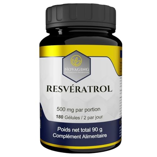 Resveratrol Puro 98% – Antiedad – Antioxidante – 180 cápsulas – 3 meses – 100% vegano – Muy dosificado – Alta absorción – Probado sin aditivos, OGM ni alérgenos. Fabricado en Europa.
