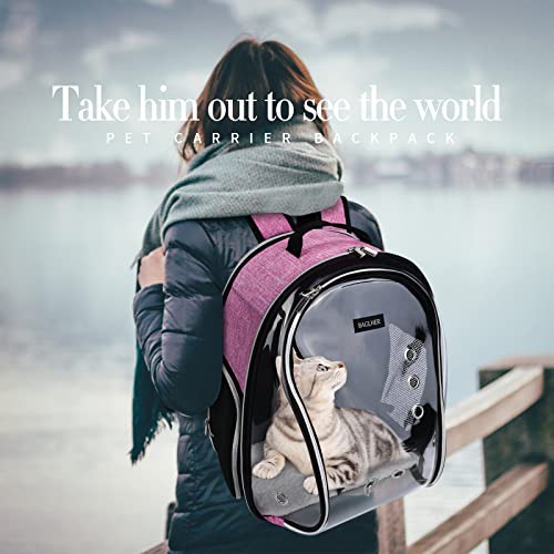 BAGLHER Mochila de Transporte para Gatos Bubble-Cabe Até 18 Libras-Mochila de Transporte para Cães A