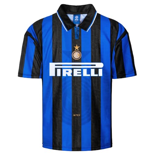 Score Draw Internazionale 1996 Shirt Blue/Black Small Polyester