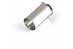 Essential 50Pcs AWG 1/0 Non-Insulated 0 Gauge Ferrules Crimp Connector Assortment Kit...