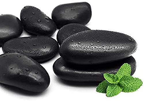 Ancokig Ciottoli di Ghiaia levigata, Pietre Naturali Miste levigate, Piccole Pietre Decorative di Roccia di Fiume (Nero-1kg) - Image 3