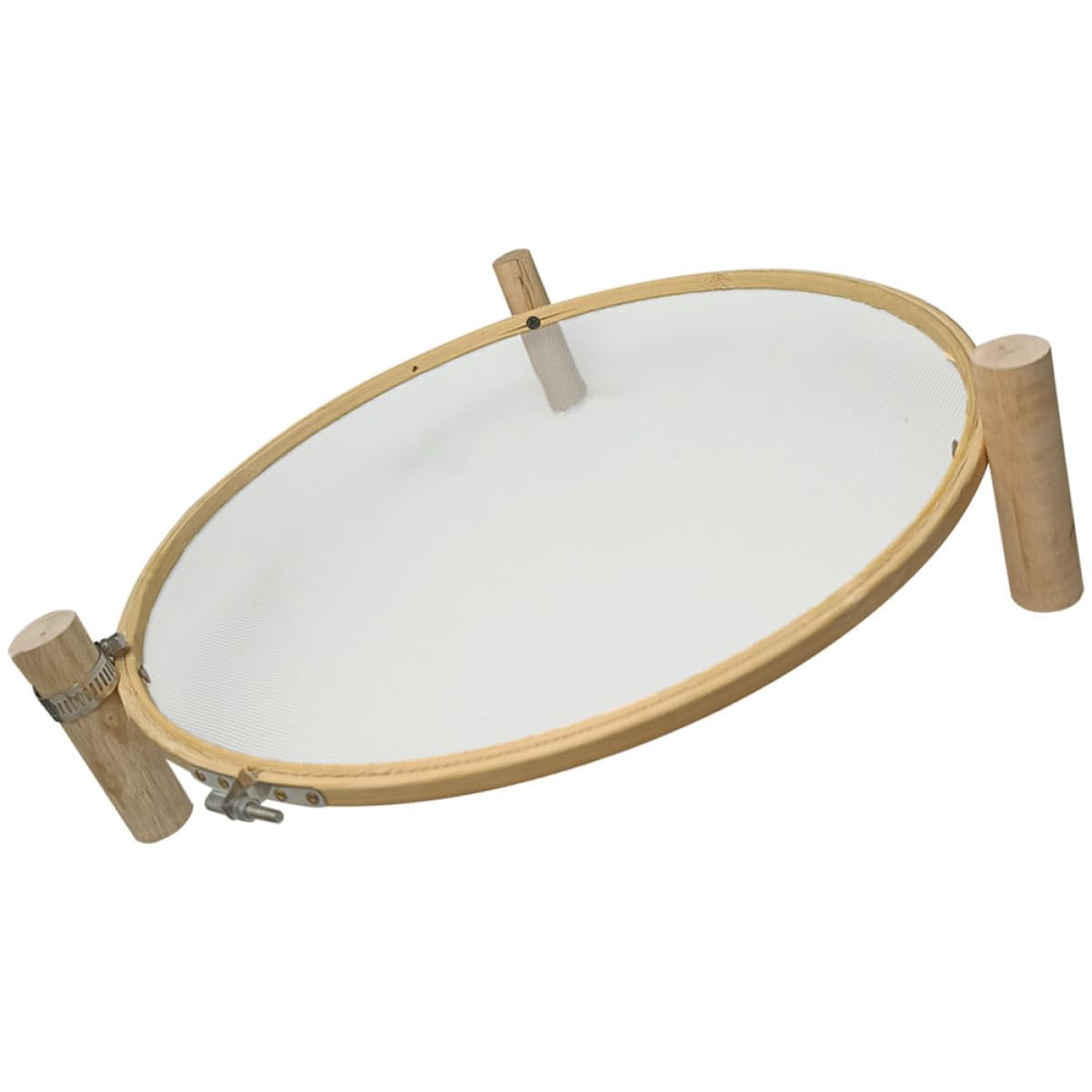 Secado de hierbas casero con el soporte de madera redondo LALAFINA para mesas