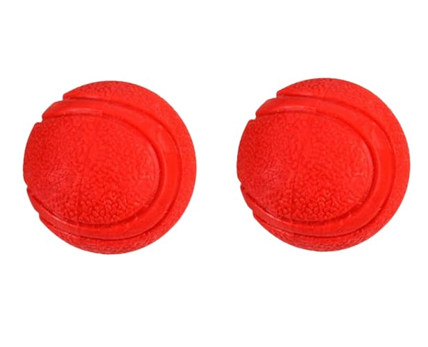 PETS EMPIRE Solid Rubber Dog Balls,Dogs Solid Rubber Bouncy Ball Bite Resistant and Indestructible Dog Training Ball,Pet Solid Rubber Bouncy Ball (Red, Small) (Pack of 2) (B082F97WKD) Amazon Price History, Amazon Price Tracker