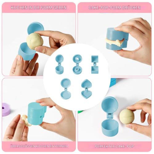 Molde de cake pop redondo y antiadherente para reposteria de bodas 5