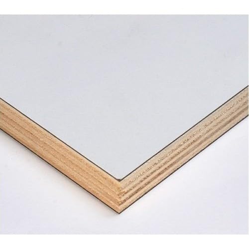 Pannello Multistrato Bilaminato Bianco Opaco mm 18 x 600 x 1200 Laminato