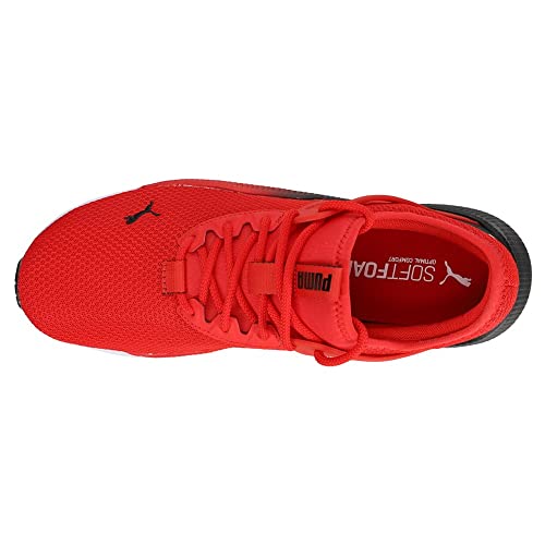 PUMA PUMA Men's Pacer Future Classic Lace Up Fashion Sneaker Red/Blk 9.5 Medium US