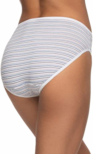 Image of Felina Womens 8 Pack Cotton Modal Stretch Hi-Cut Brief
