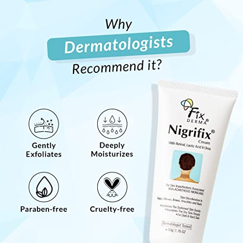 Fixderma Nigrifix Cream for Acanthosis Nigricans with Lactic Acid