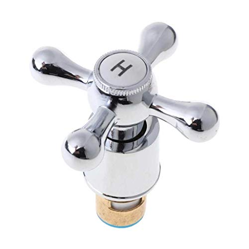 Poignée robinet de cuisine et salle de bain en cuivre style rétro cross handle
