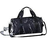 【Estructura Única de Bolsa de Gimnasia】: Separación en seco y húmedo: el compartimento húmedo con material impermeable puede almacenar sus artículos húmedos, como ropa o toallas mojadas. Compartimento separado para zapatos con orificios de ventilación: separado del compartimento principal, limpio e higiénico, con orificios de ventilación para mantener el compartimiento para zapatos transpirable