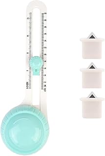 4個セット 円切りカッター サークルカッター 替刃が3枚付属しています 目盛り付き ペーパー コンパクト 持ち運びやすい diy 手芸 道具 ツール 10~32cmの大きな円を切る(グリーン)