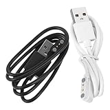 ULDIGI Cable Magnético para Reloj Inteligente con 2 Conectores, Carga Estable Protección Integrada, Material PC y Abs, Pack de 2 Unidades para Uso