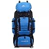 JYJZHX Zaino Sportivo da Campeggio da 90 Litri Borsa da Alpinismo all’aperto di Grande capacità Zaino da Viaggio Borsa da Trekking (Color : Blue,White, Size : As The Picture Shows)