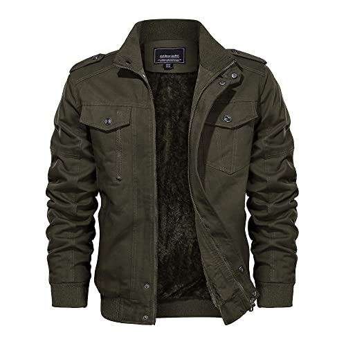 EKLENTSON Men's Cotton Windbreaker Hiking Jacket