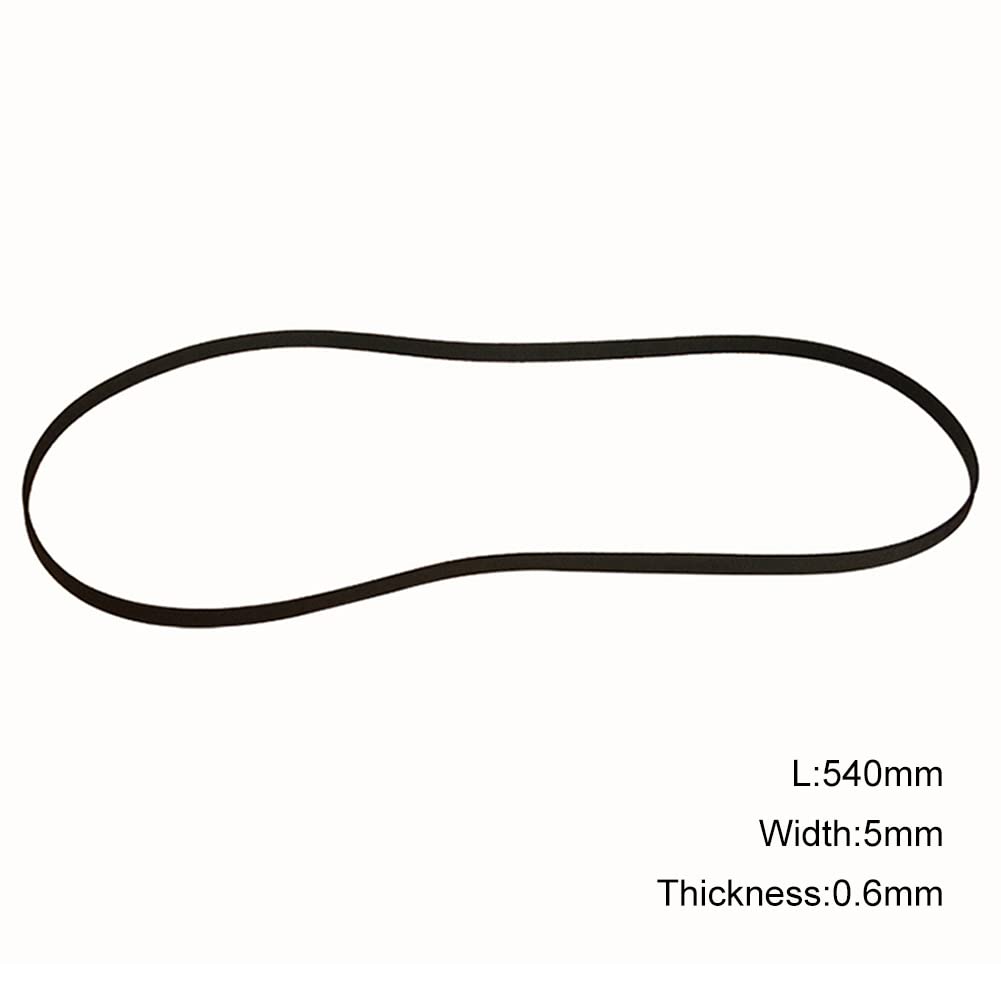 Courroies de Rechange pour Lecteur de Disque Vinyle Rétro Compatible,Ensemble de Courroies de Platine Vinyle,Ceinture de Tourne Disque,avec Tous Les Types de Platines à Courroie 270mm 2 Pcs Tokaneit