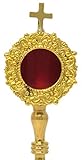 Zoom IMG-1 needzo ottone lucido monstrance reliquario Zoom IMG-1 needzo ottone lucido monstrance reliquario