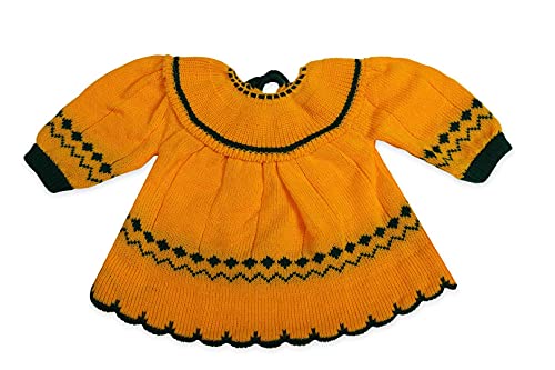 Image of CUBS & HUGS Baby Knitted Woolen Frock
