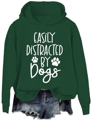 Easily Distracted by Dogs Hoodie, Easily Distracted by Dogs Sweatshirt, Easily Distracted by Dogs Sweater, For Women Men4