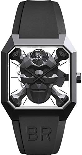 Bell &amp; Ross BR 01 Cyber Skull Limited Edition Watch BR01-CSK-CESRB,Black