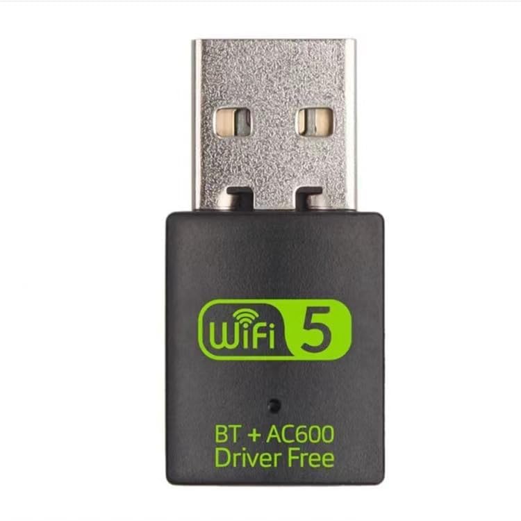 USB WiFi Adapter?600Mbps USB WiFi Bluetooth Adapter?Dual Band 5G/2.4G Wireless Network Adapter for Desktop Laptop PC?Compatible with Windows 7/8/8.1/10/11?