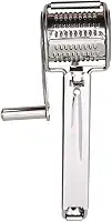 Mimo Style Ralador de Queijo Manual 20,5cm, Feito Inteiramente em Aço Inoxidável. Economiza Tempo e Esforço. Resistente e Durável, Perfeito Para Queijos, Chocolate, Nozes, Amêndoas