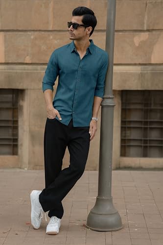 Image of Popcorn Textured Shirts for Men Morpich L