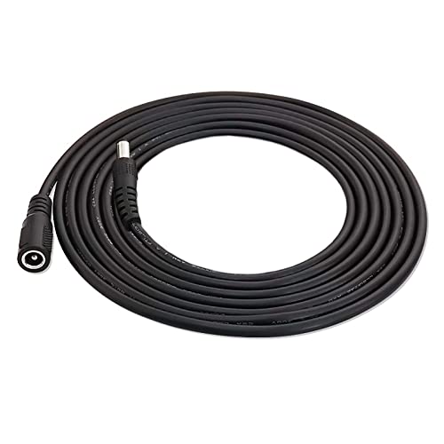 DC電源延長ケーブル アダプタ電源延長コード プラグオスメス 5.5x2.1mm